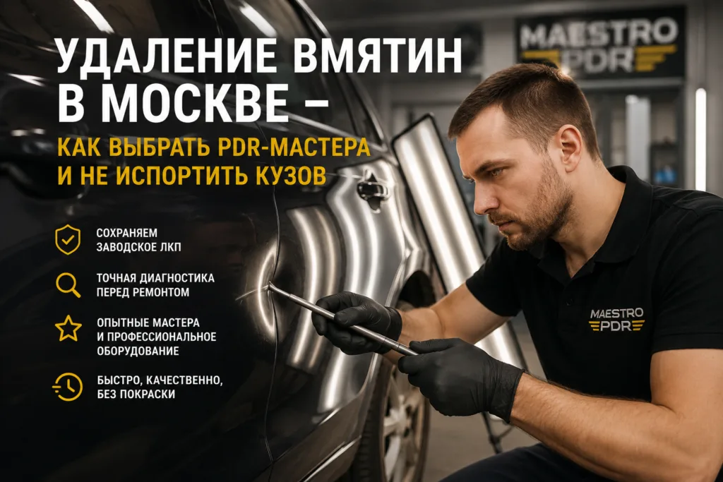 Удаление вмятин